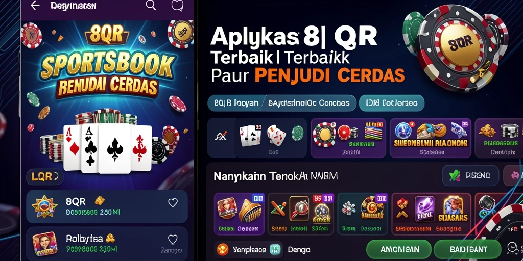 Tampilan utama gameplay 8QR yang menarik perhatian.