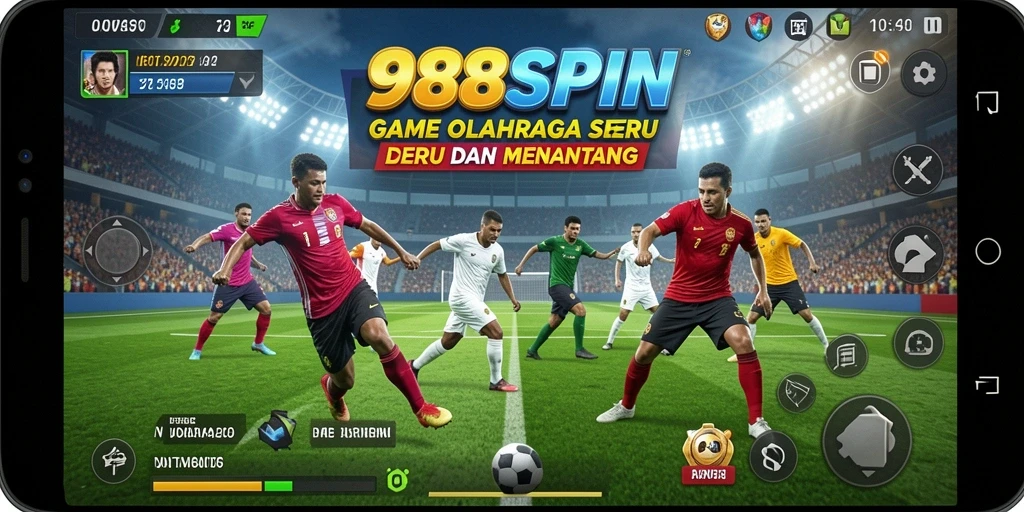 Tampilan gameplay seru dan kompetitif dari 988SPIN.