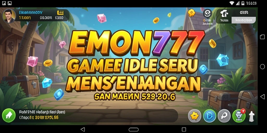 Tampilan gameplay EMON777 yang unik dan menarik dalam kategori Idle.
