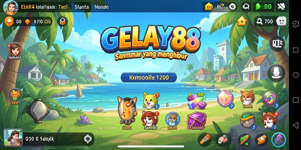 Tampilan gameplay GELAY88 yang menyenangkan dan interaktif.