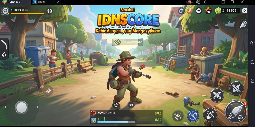 Tampilan gameplay IDNSCORE yang mengasyikkan dan interaktif.