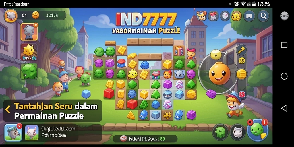 Tampilan gameplay <strong>IND777</strong> yang menantang dan seru.