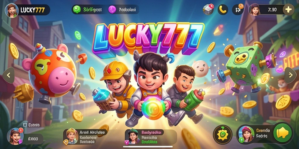 Tangkapan layar gameplay LUCKY777 yang menampilkan serunya bermain arcade.