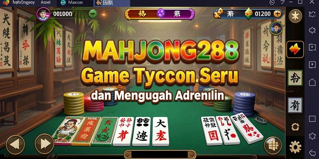 Tampilan menarik dari gameplay Tycoon di MAHJONG288.