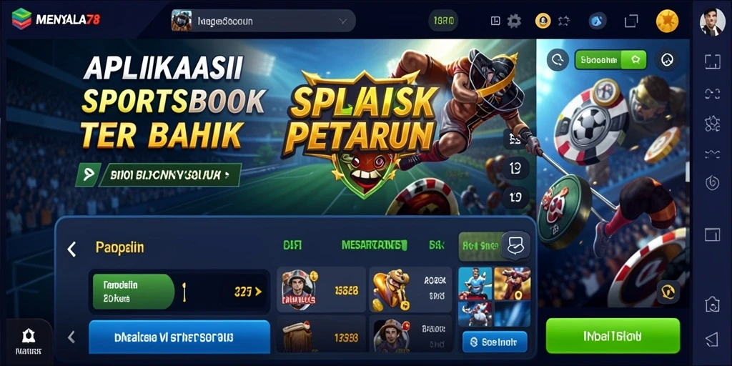 Tampilan gameplay Sportsbook yang menegangkan di MENYALA78.