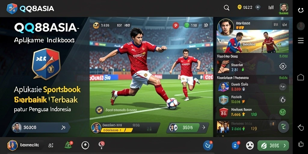 Tampilan menarik dari gameplay Sportsbook di QQ88ASIA.