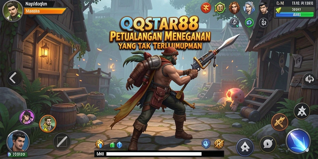 Tangkapan layar gameplay QQSTAR88 yang penuh aksi dan petualangan.