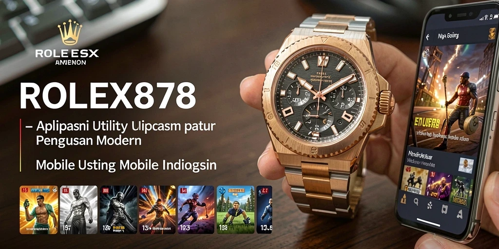 Screenshot utama ROLEX878 menampilkan antarmuka aplikasi Utility yang intuitif.