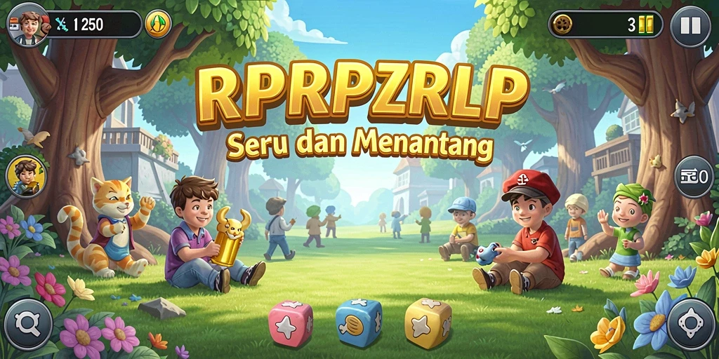 Screenshot game RPRPRP menampilkan berbagai teka-teki menarik.