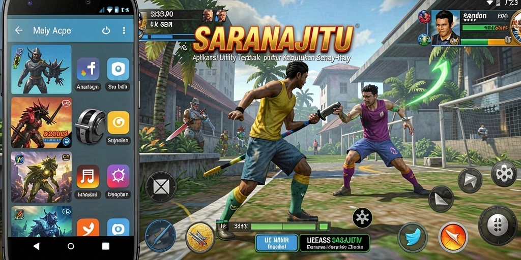 Tampilan antarmuka utama SARANAJITU yang intuitif dan informatif.