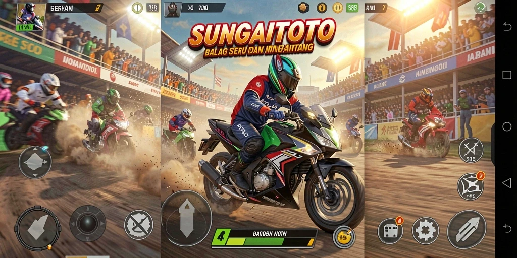 Pengalaman balapan seru dalam SUNGAITOTO dengan mode grafis yang menakjubkan.