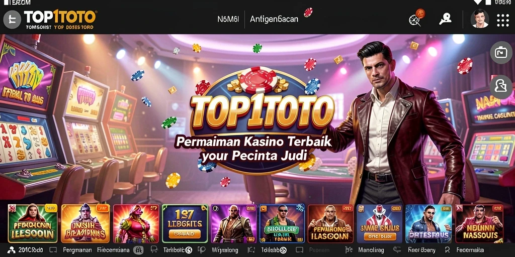Tampilan menarik dari gameplay Kasino TOP1TOTO yang seru.