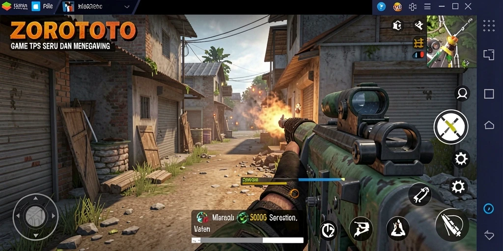 Gameplay ZOROTOTO yang menegangkan dan seru dengan berbagai strategi.